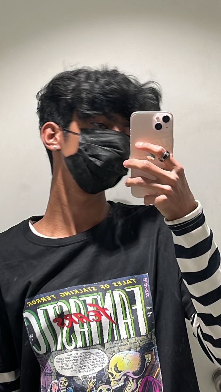 Boy hidden face photography