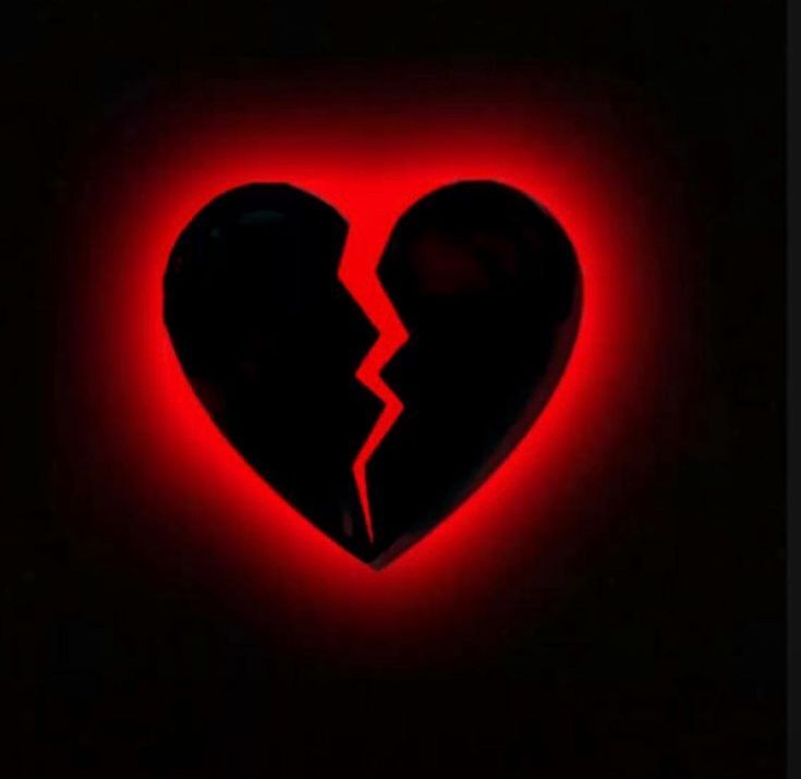 Broken heart dp girl aesthetic