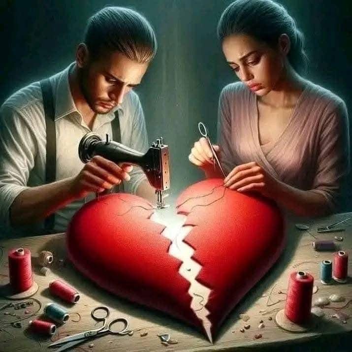 Broken heart dp sad couple