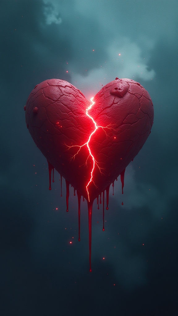 Broken heart dp with quotes