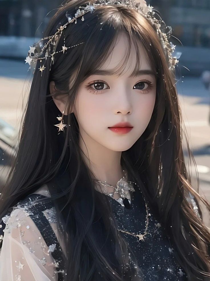 Cute girl pic in garden