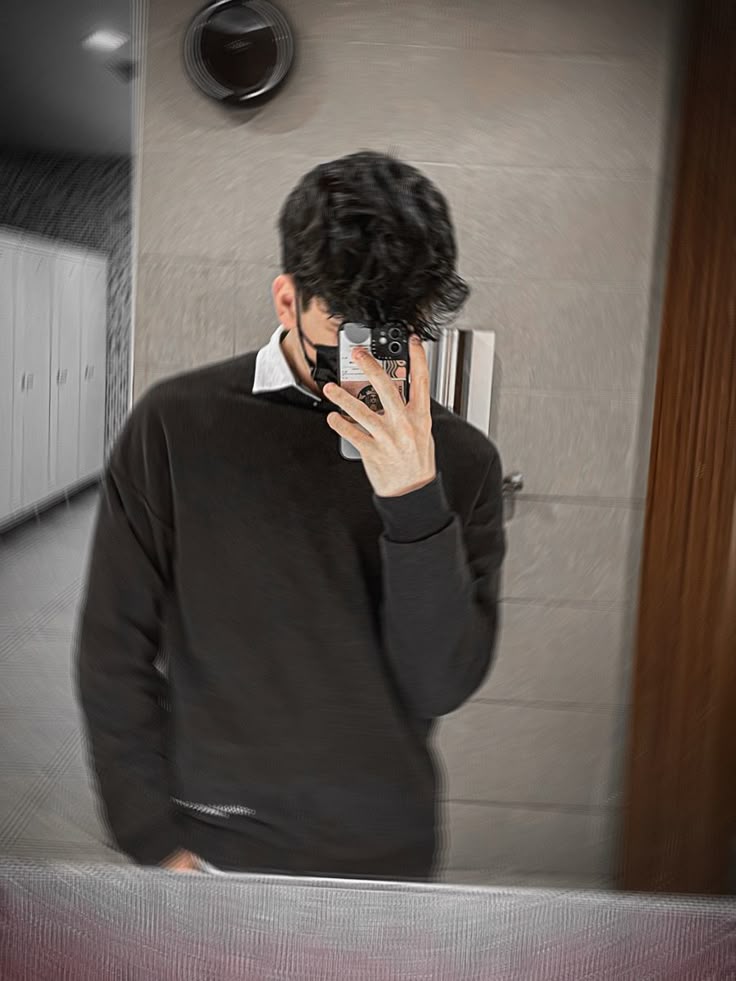 Hidden face dp for boys black and white