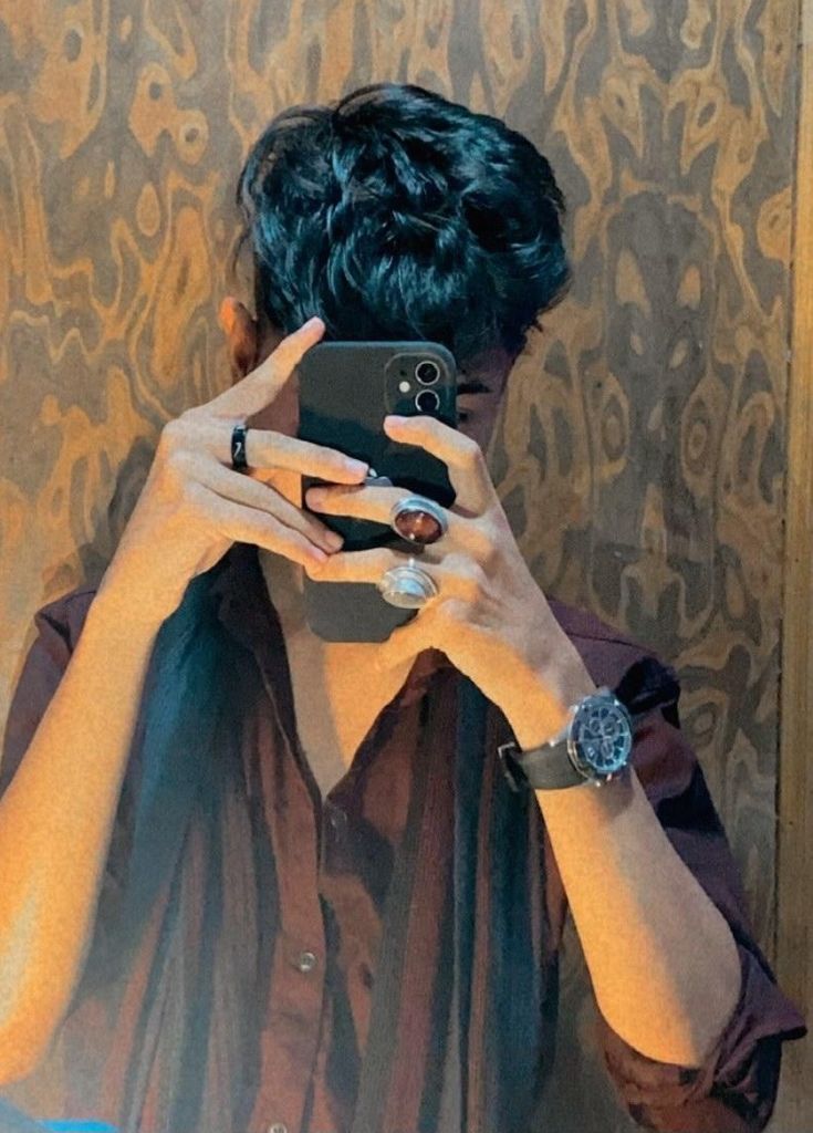 Hidden face dp for boys cool attitude