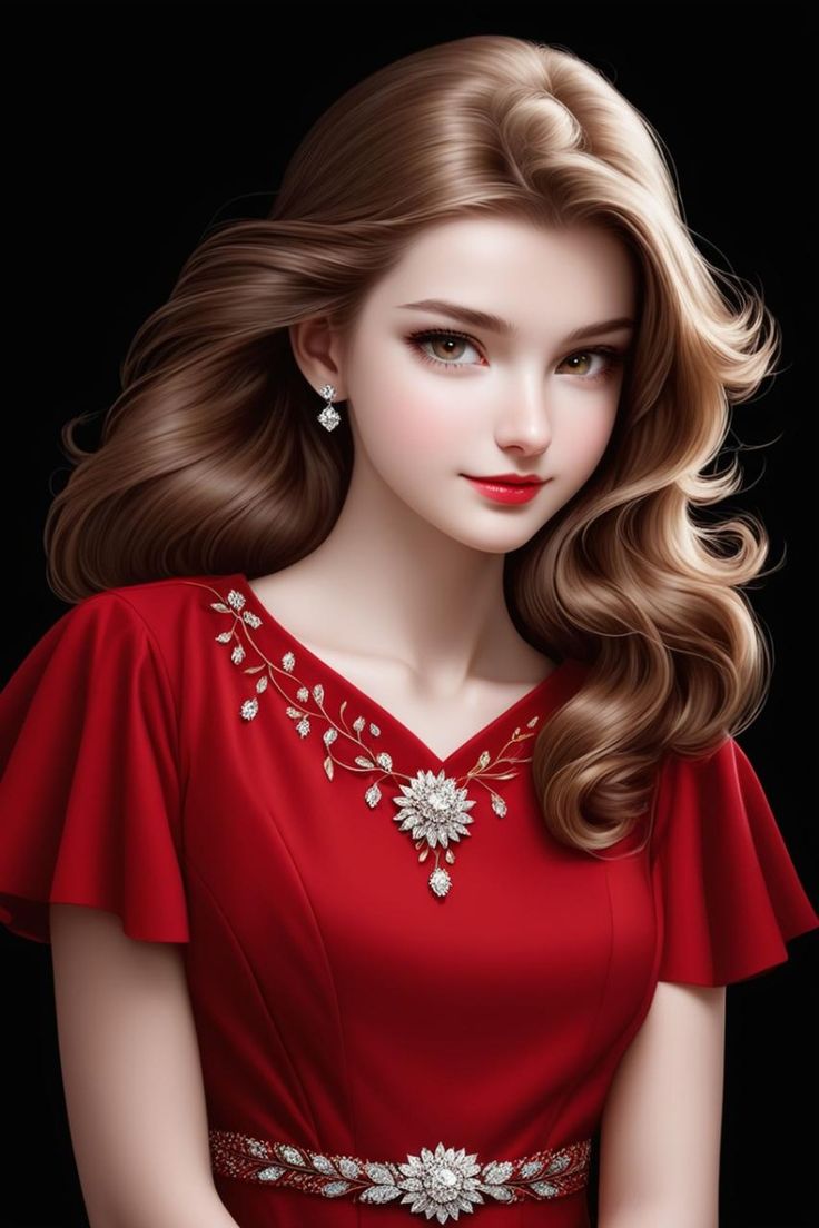 Simple cute girl pic