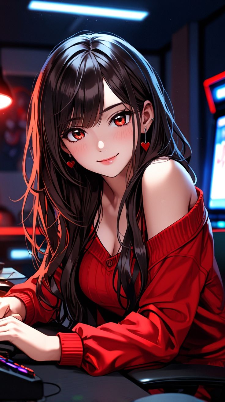 aesthetic anime girl dp for instagram