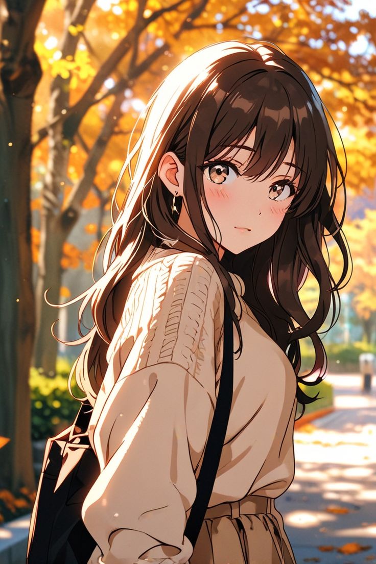 aesthetic anime girl dp for instagram