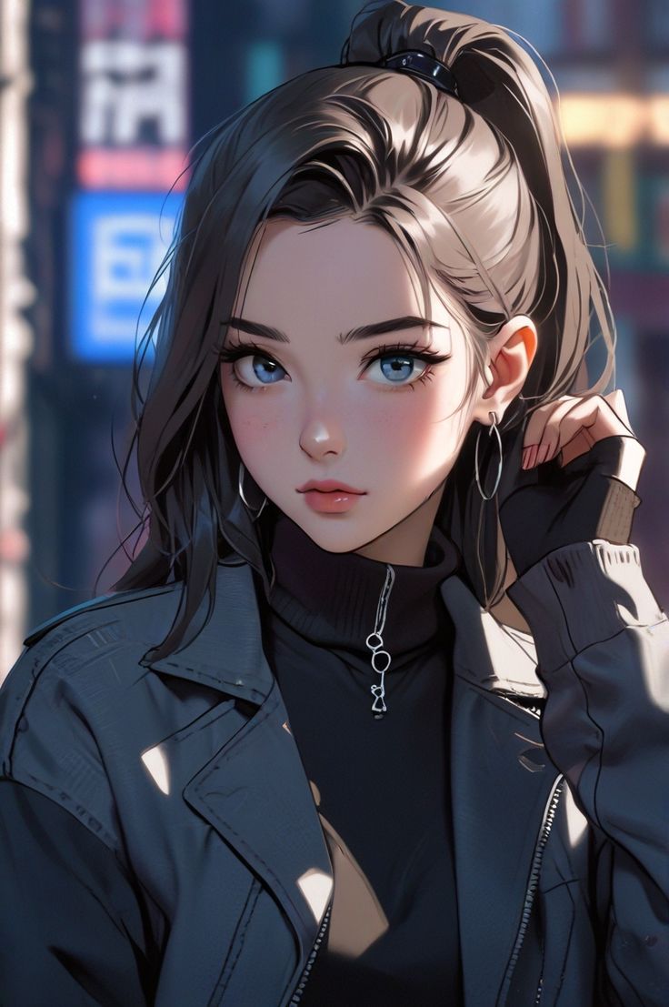aesthetic anime girl dp hd