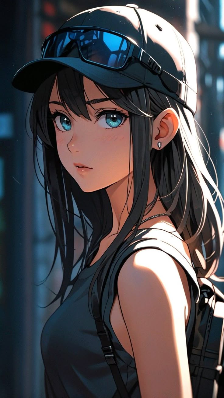 aesthetic anime girl dp wallpaper
