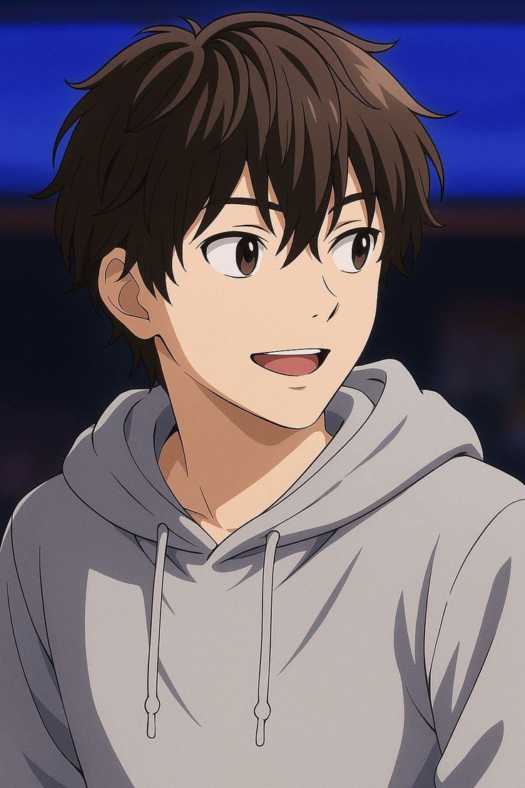 anime boy dp in rain