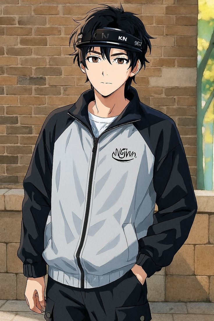 anime boy dp minimalist