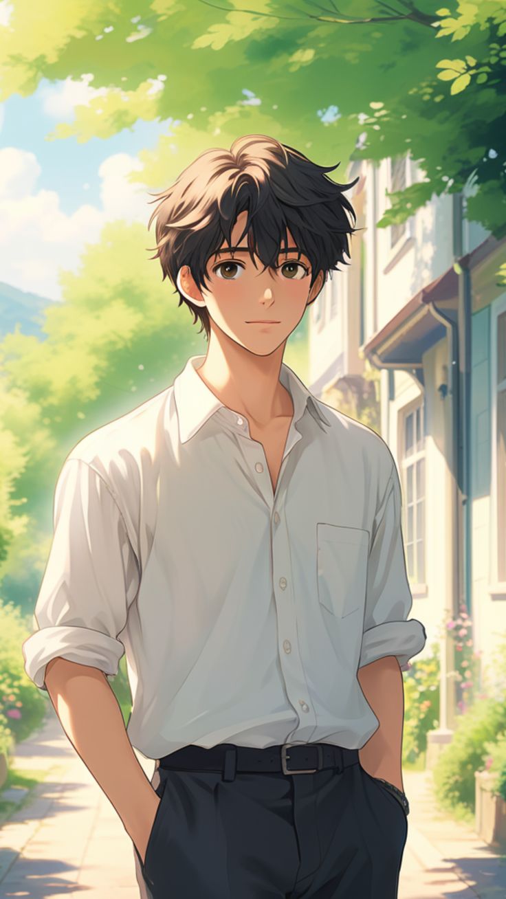 anime boy dp realistic hd