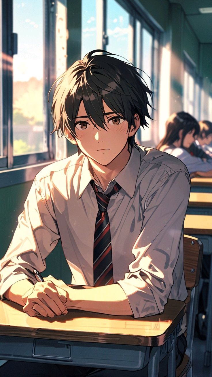 anime boy dp simple cool