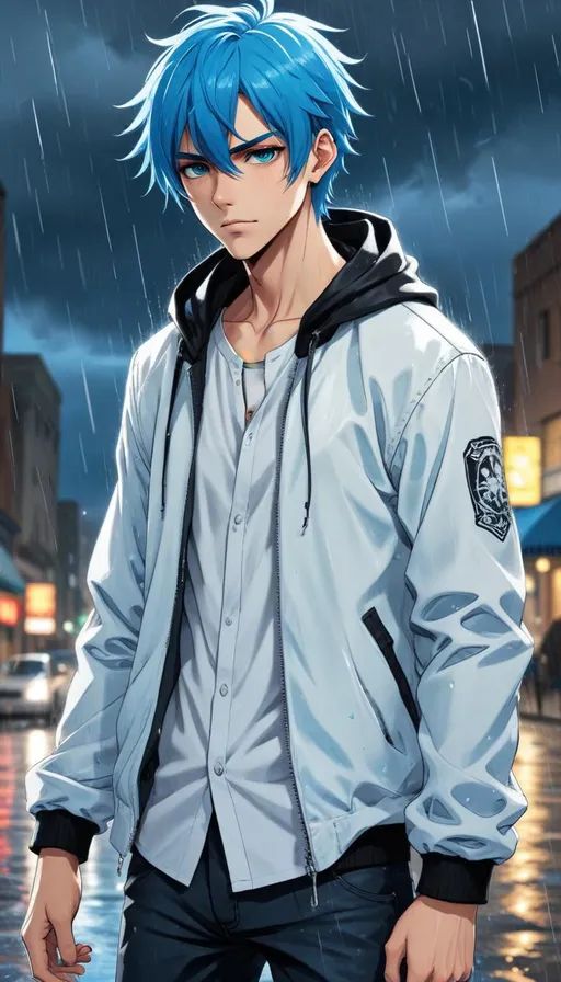 anime boy dp with headphones