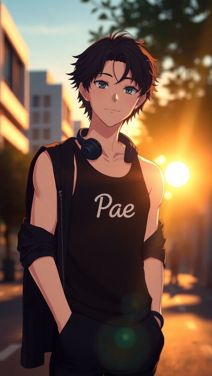 anime boy dp with sword