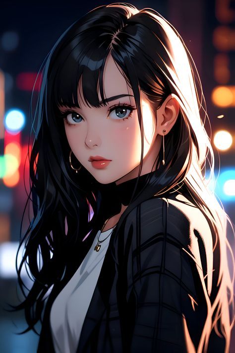 anime girl dp hd