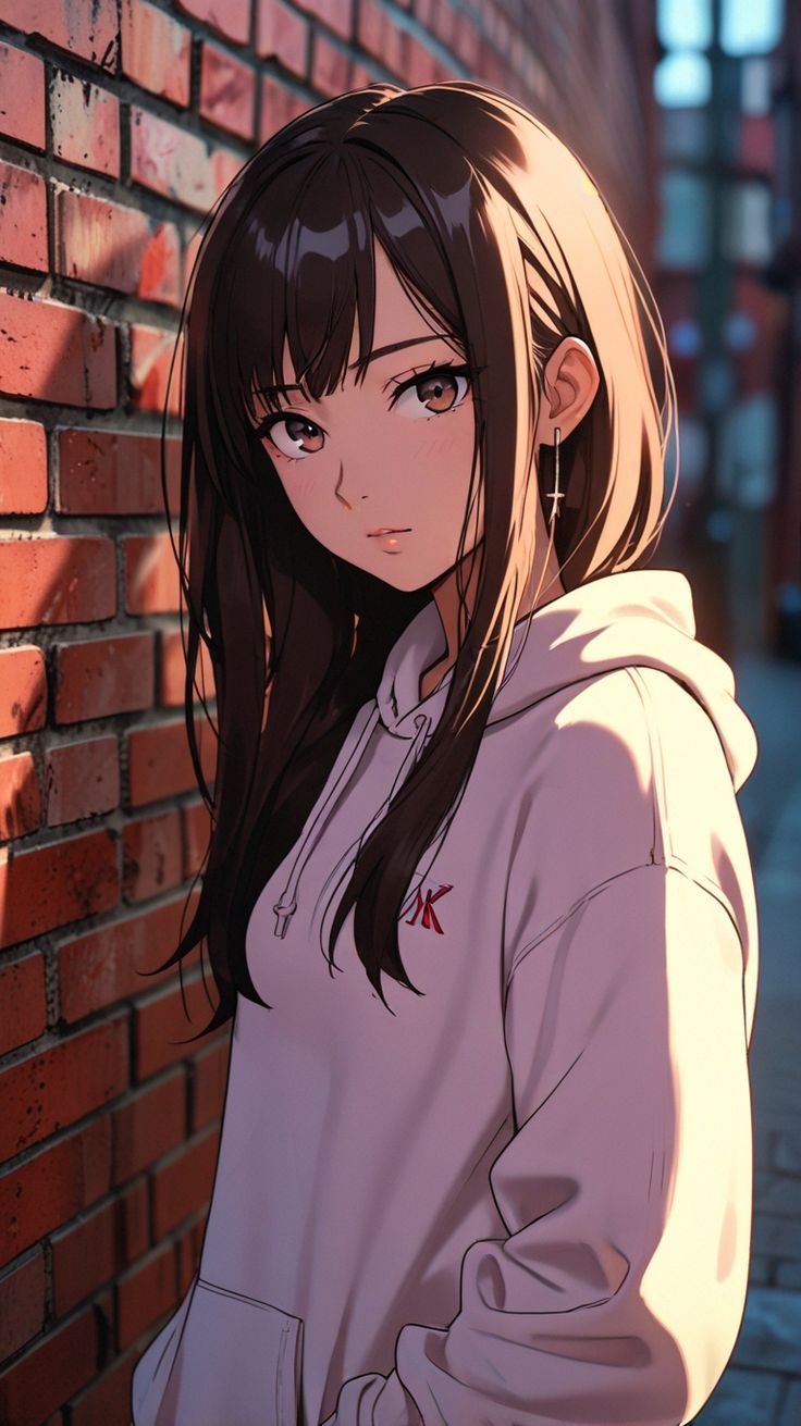 anime girl dp lonely mood