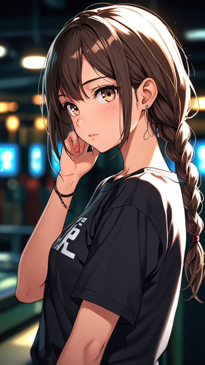 dark aesthetic anime girl dp
