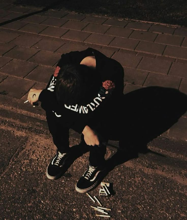 dp for sad boy dark theme