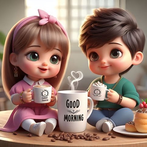 good morning images for status