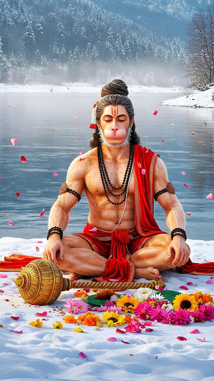 hanuman ji wallpaper angry look