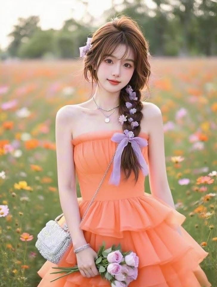 korean girl dp minimal look