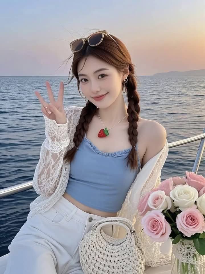 korean girl dp stylish