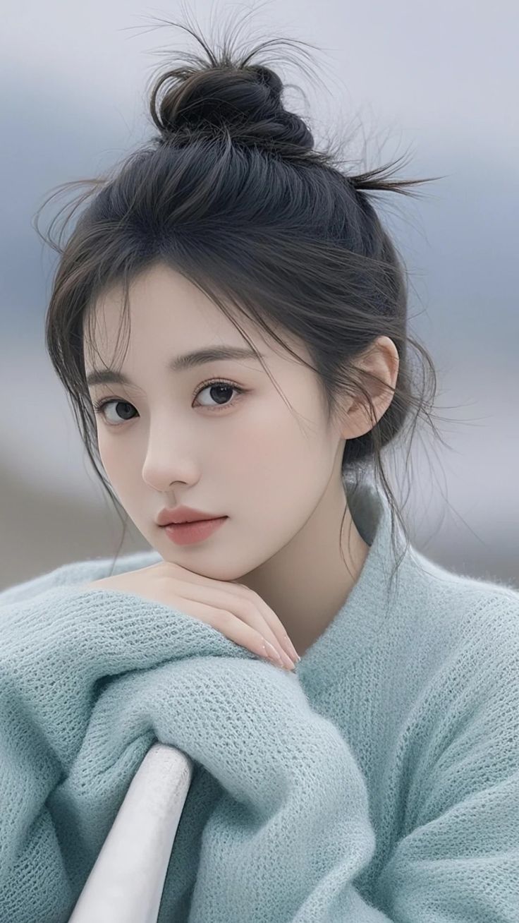 korean girl dp with specs