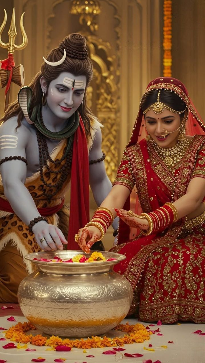 lord shiv and goddess parvati images