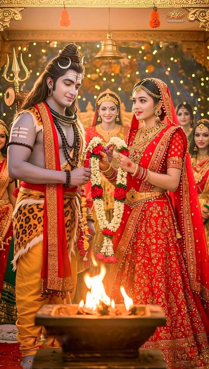 lord shiv and goddess parvati images