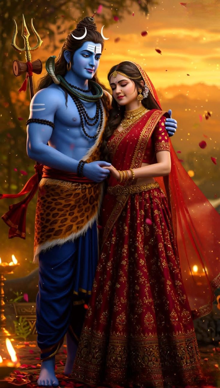 lord shiv parvati images