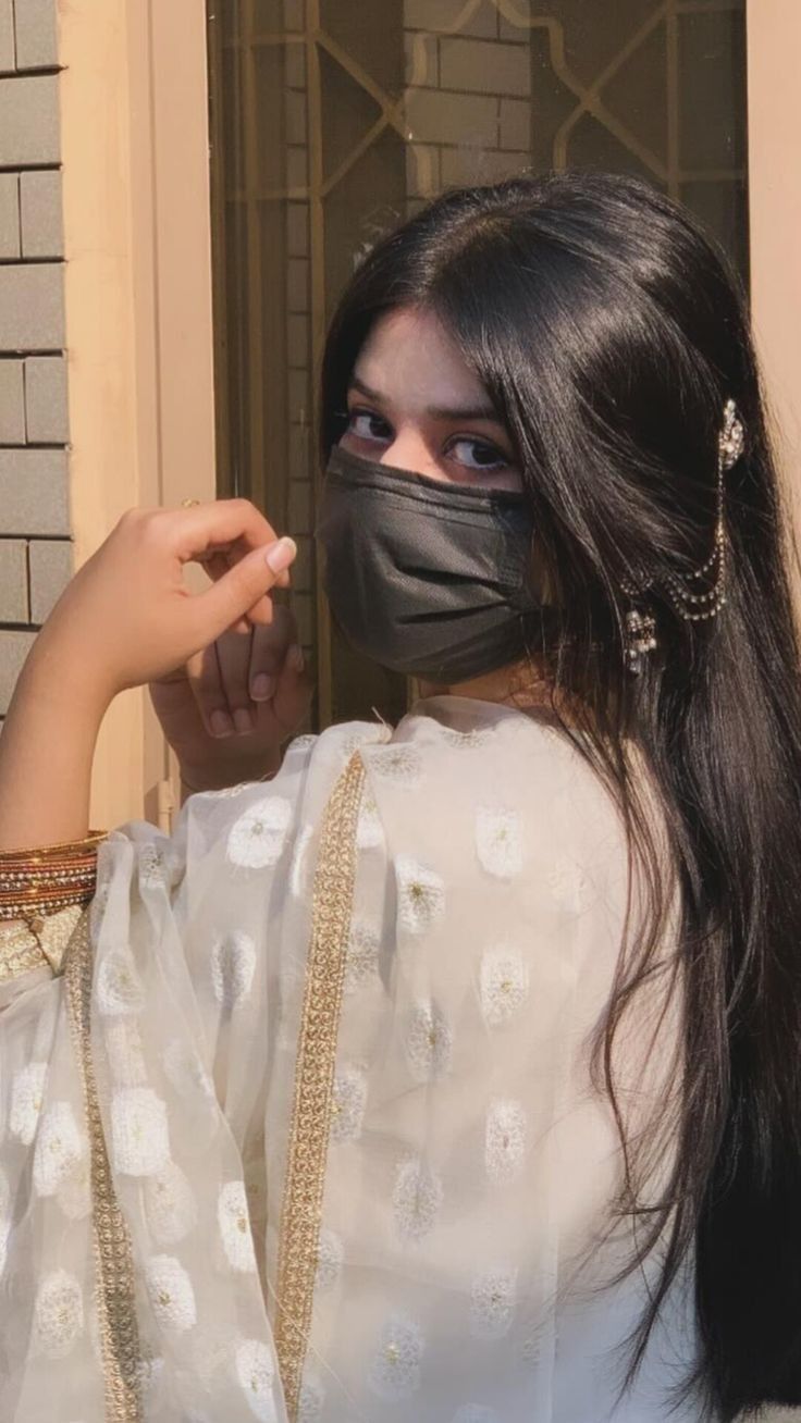 mask girl dp for instagram attitude