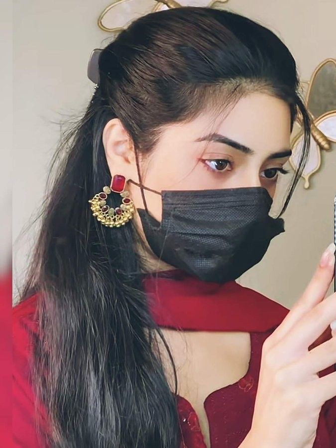 mask girl dp for whatsapp hd