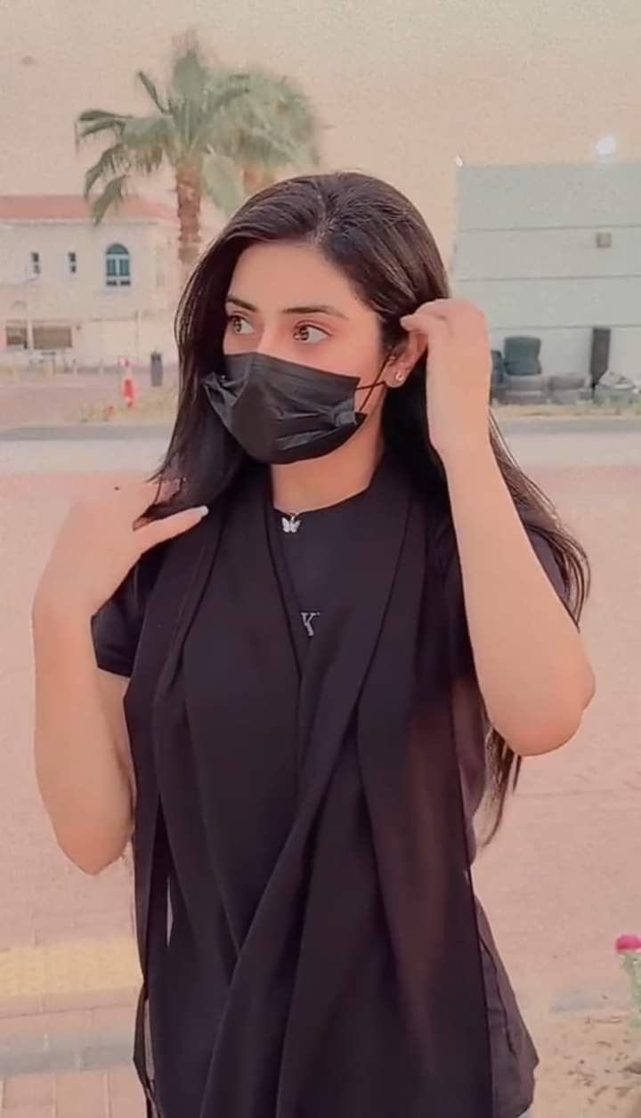 mask girl dp full face covered