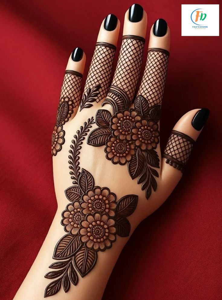 mehndi design photos arabic easy