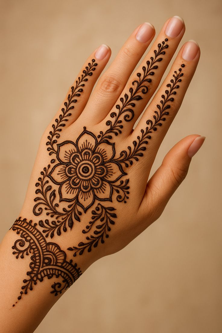 mehndi design photos arabic style