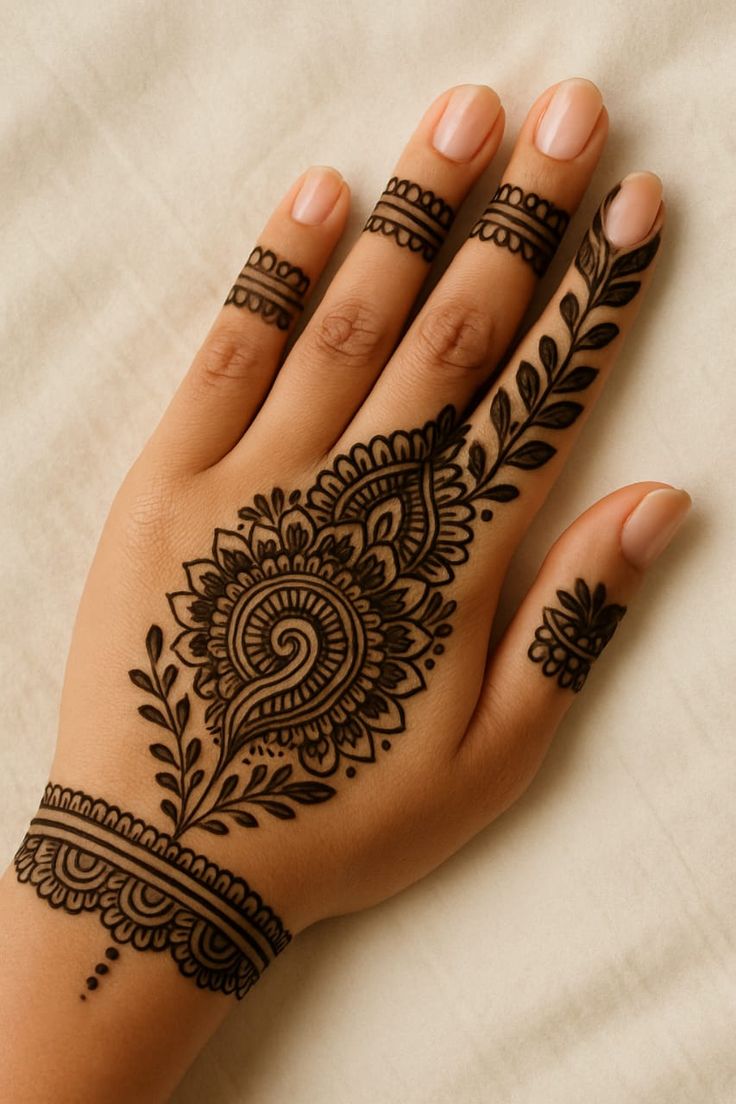 mehndi design photos cute and simple