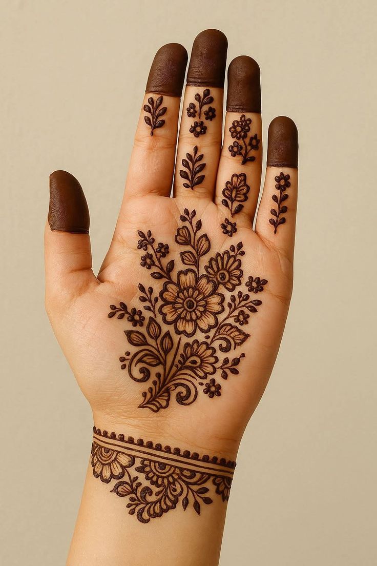 mehndi design photos elegant style