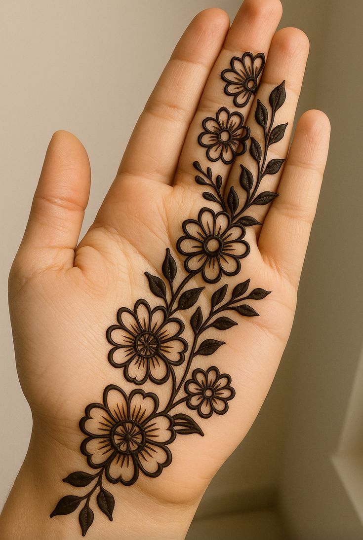 mehndi design photos fine detailing
