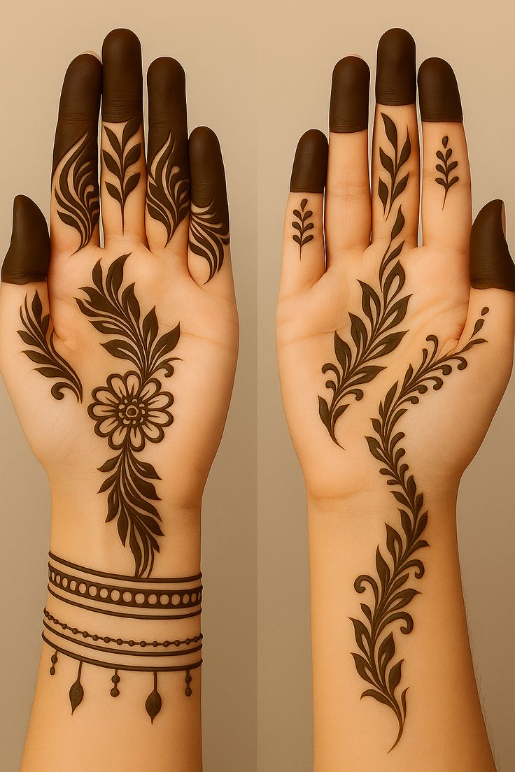 mehndi design photos full hand