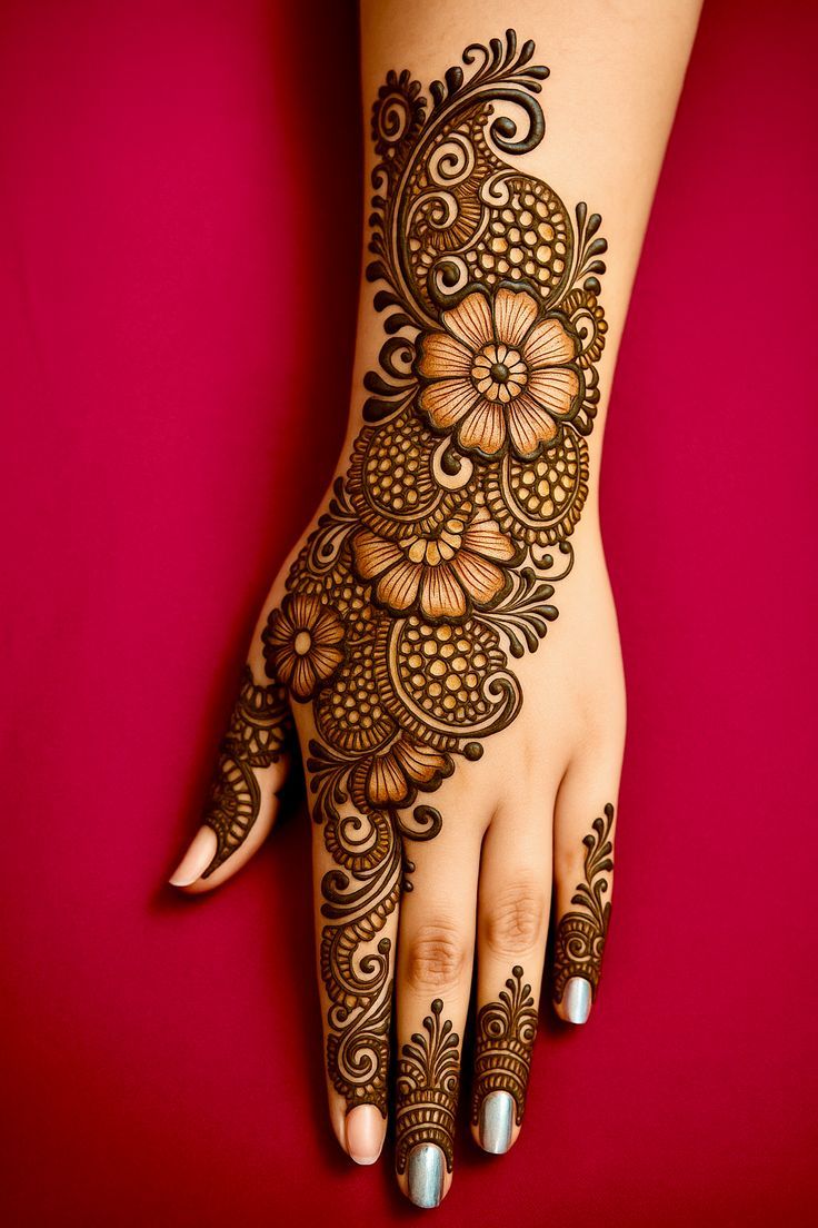 mehndi design photos full palm
