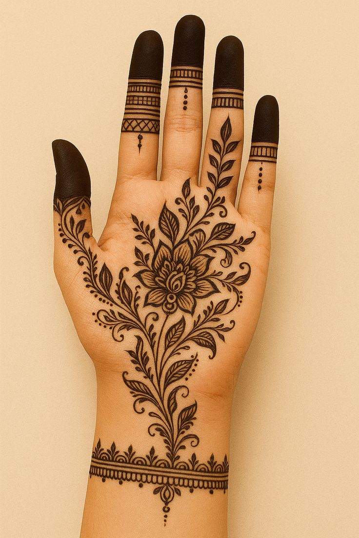 mehndi design photos latest simple