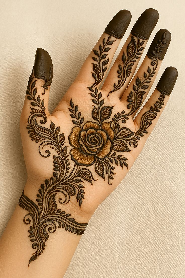 mehndi design photos simple and beautiful