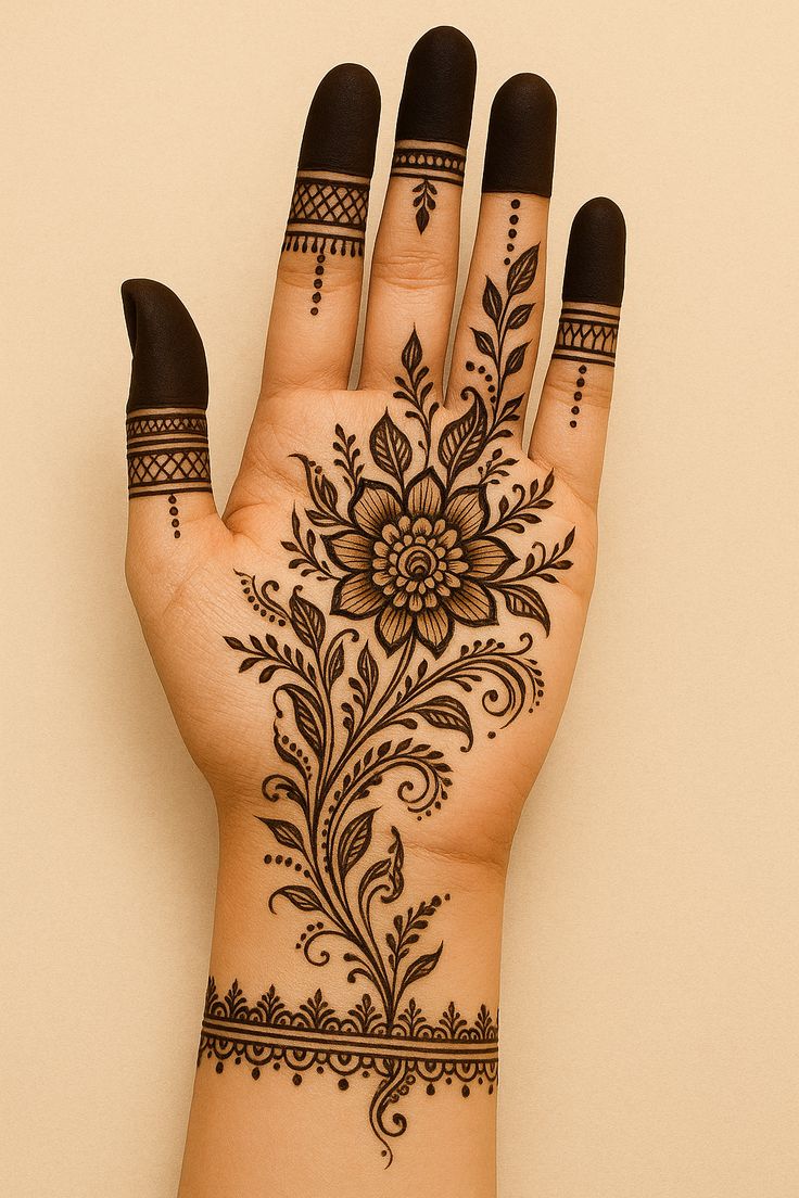 mehndi design photos stylish