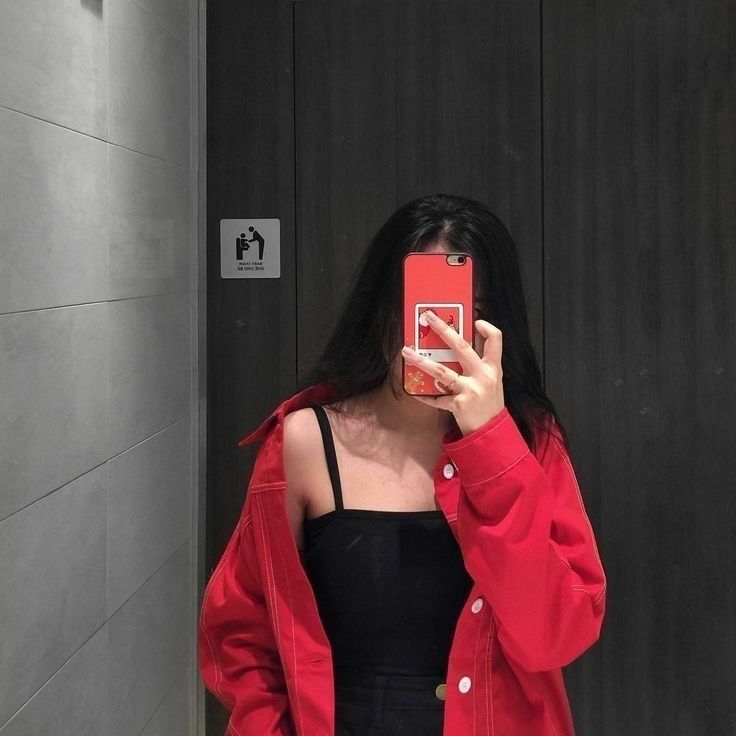 mirror selfie girl dp attitude style