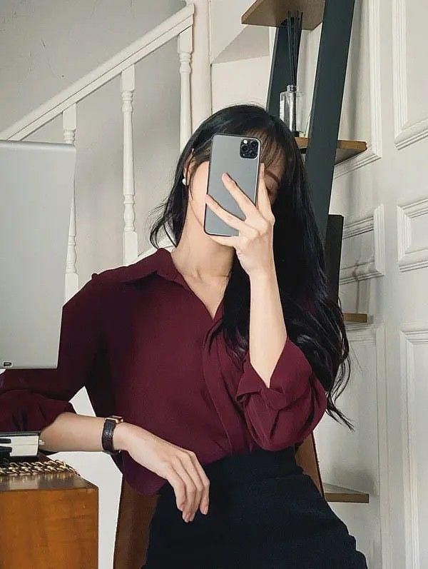 mirror selfie girl dp beautiful face