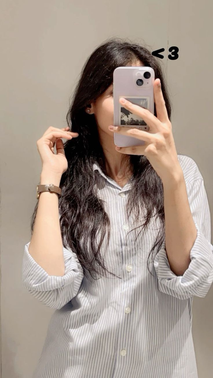 mirror selfie girl dp for girls