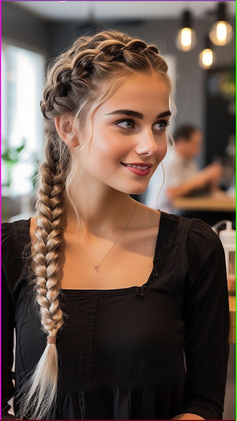 modern hairstyle girl photo