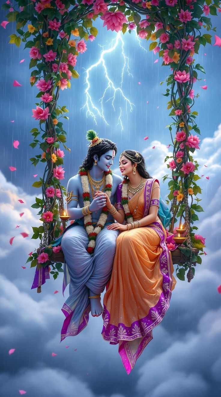 radha krishna wallpaper natural background