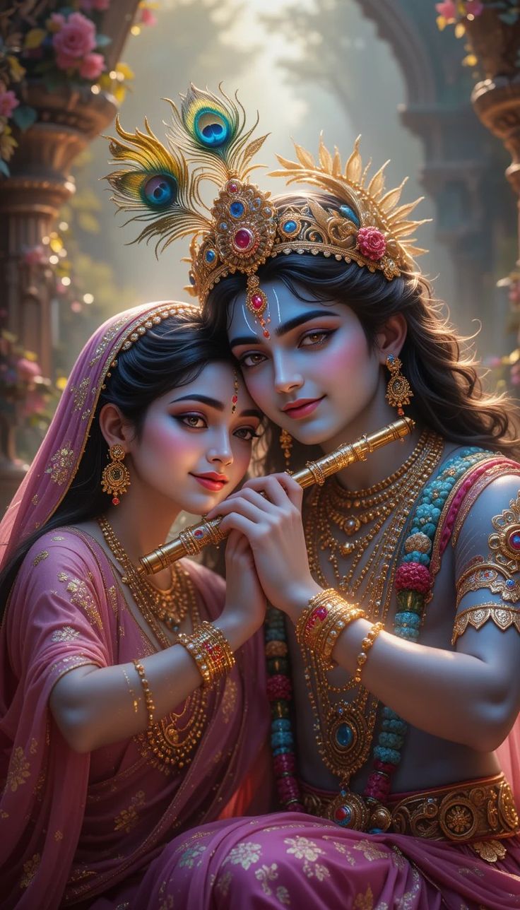 radha krishna wallpaper spiritual hd