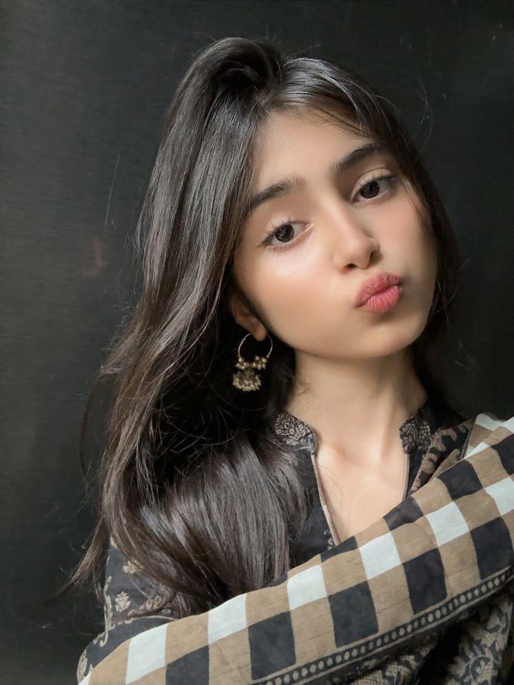 real girl pic stylish background